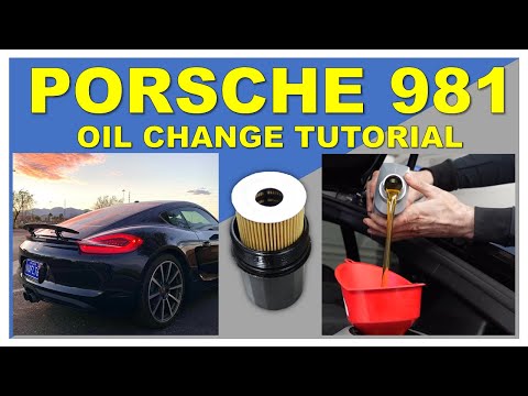 Видео: РУКОВОДСТВО ПО САМОСТОЯТЕЛЬНОЙ ЗАМЕНЕ МАСЛА В PORSCHE 981 CAYMAN S | Как заменить масло на спорти...