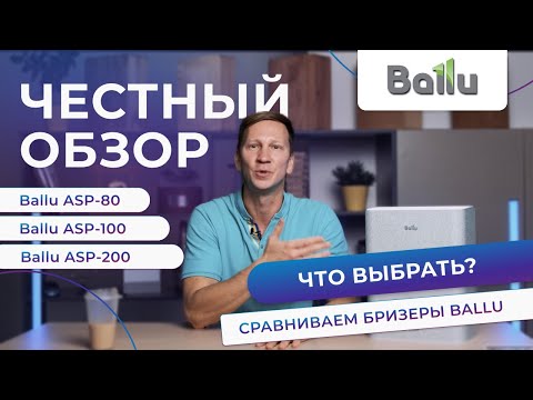 Видео: Новинка Ballu ASP-100. Честный обзор и сравнение всех бризеров Ballu.