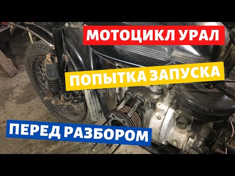 Видео: Попытка запустить донора для мотоцикла урал / Турист / Имз 8.103-40