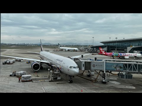 Видео: Гуанчжоу - Москва | Aeroflot Boeing 777-300er | economy class