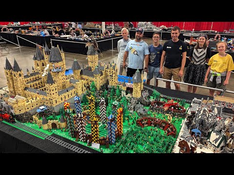 Видео: Огромный волшебный мир LEGO Harry Potter из 250 000 деталей! (Обновление 2024 года)