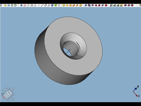 Видео: FreeCAD.#11. Инструмент "Отверстие"