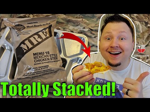 Видео: Мексиканский полевой паёк? Меню из 15 блюд для армии США (куриное рагу)