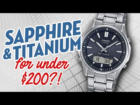 Видео: Сапфир и титан менее чем за 200 долларов?! Casio Lineage LCW-M100-TSE-1AJF.