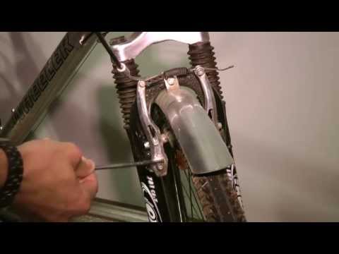 Видео: Настройка тормозов V-brake (векторных тормозов)