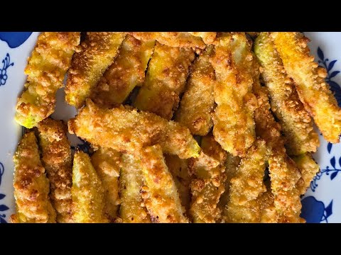 Видео: Хрустящие палочки из кабачков в духовке. 😋👍