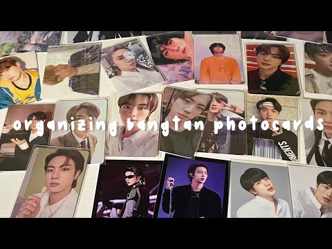 Видео: организация к-поп фотокарт по биндерам 🗃️ bts photocard organization!!
