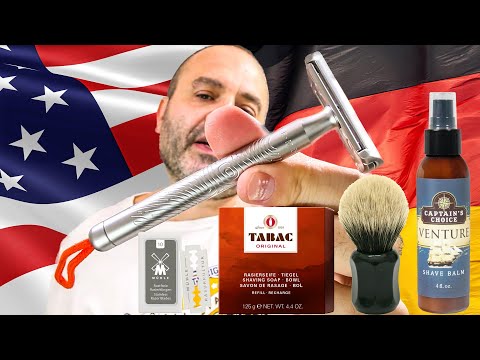 Видео: 💈 Бритьё с Немецким Компаньоном Muhle Companion, но что-то ПОШЛО НЕ ТАК 😮🔥Captain's Choice, Shavemac