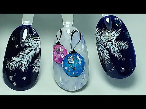 Видео: ❤ ПОШАГОВЫЙ мастер класс ❤ ЗИМНИЙ НОВОГОДНИЙ дизайн ❤