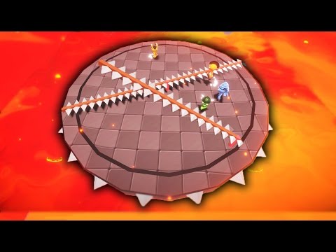 Видео: СМОЖЕШЬ ЛИ ТЫ ВЫЖИТЬ ПРОТИВ ОГРОМНОЙ ПИЛЫ ВОКРУГ ЛАВЫ В PARTY PANIC ( УГАР )