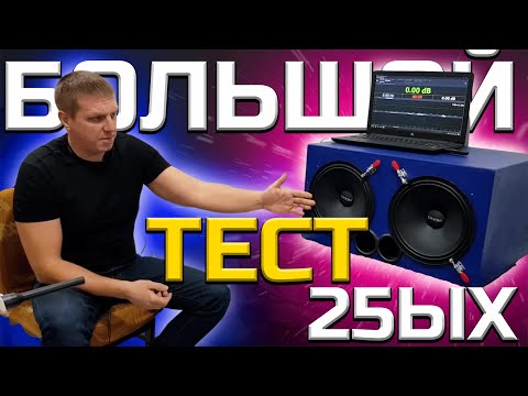 Видео: БОЛЬШОЙ ТЕСТ 25ых ЭСТРАДНЫХ ДИНАМИКА. #RE254 by AZ-13 SPL POWER.