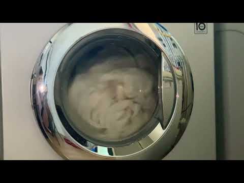 Видео: Стирка пледа на LG: Быстро 30 20 1200об/мин