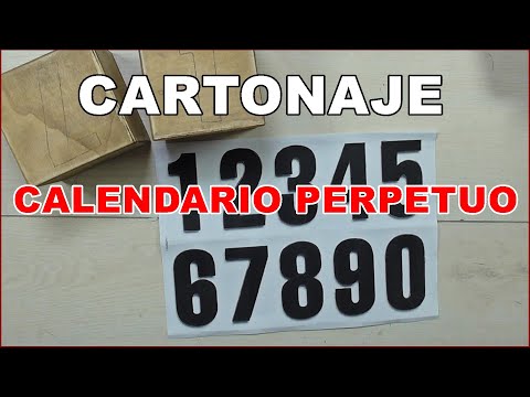 Видео: Посмотрите, как сделать ВЕЧНЫЙ КАЛЕНДАРЬ из КАРТОНА / ПРОСТОЙ КАРТОН.
