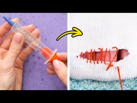 Видео: Умные лайфхаки для быстрого ремонта одежды