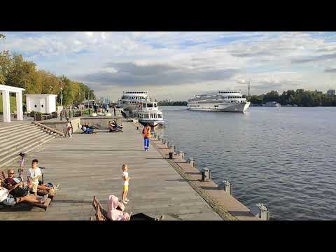 Видео: Отправление теплохода Иван Бунин из Москвы/05.09.2025/СРВ
