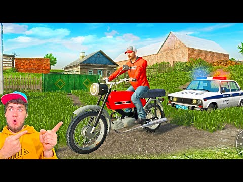 Видео: КУПИЛ МОТОЦИКЛ И СВАЛИВАЮ ОТ ДПС ► Farming Simulator 22 Новая ФЕРМА #6