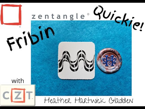 Видео: Фрибин | Zentangle® Quickie