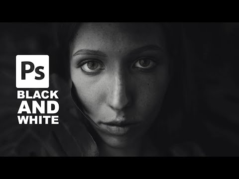 Видео: Переводим фотографию в объемный чб цвет в Photoshop 2025