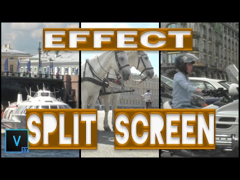 Видео: Vegas Pro 17 - как сделать эффект Split Screen