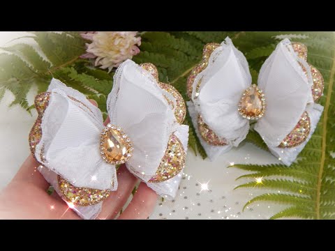 Видео: Уже Проданы/смотрите и делайте школьные бантики/Butterflies diy/lbeads.com