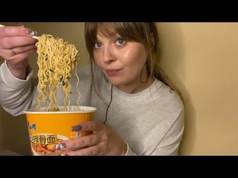 Видео: МУКБАНГ Корейская лапша🍜 Овощи 🥒 Грибы эноки | MUKBANG (no talking)