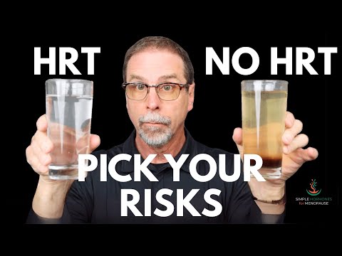 Видео: Риски, связанные с отказом от приема гормонов при менопаузе: риски с ЗГТ или без нее