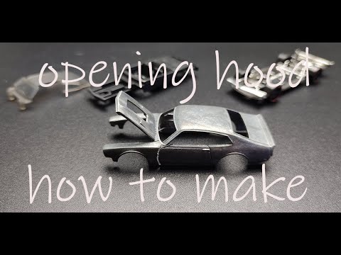 Видео: как сделать открывающийся капот на hot wheels