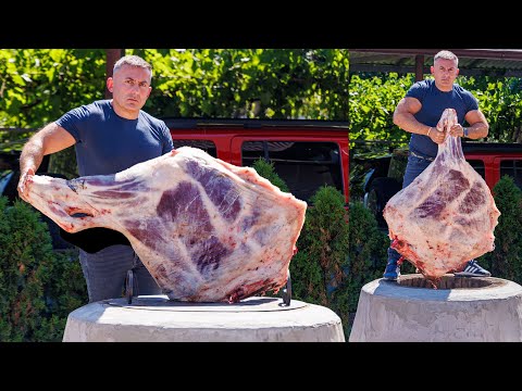 Видео: Наш ЭКСПЕРИМЕНТ! 35 кг МЯСА vs ТАНДЫР! Мясной ПИР с ДРУЗЬЯМИ. ENG SUB