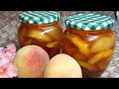 Видео: Нежнейшее Варенье из ПЕРСИКОВ на Зиму. Рецепт персикового варенья дольками. Очень просто и вкусно.
