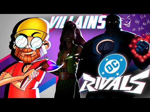 Видео: Рисуем злодеев DC в MARVEL RIVALS! | DC Rivals Art Challenge