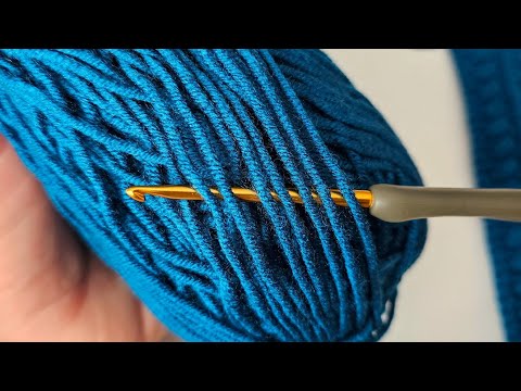Видео: Новичкам не стоит пропускать этот проект по вязанию крючком. Простые петли крючком