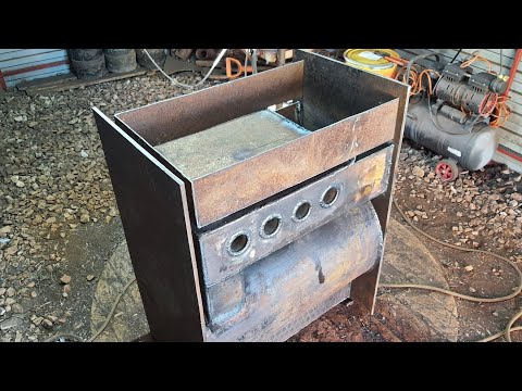 Видео: Продолжаем варить котёл отопления без водяной рубашки на топке