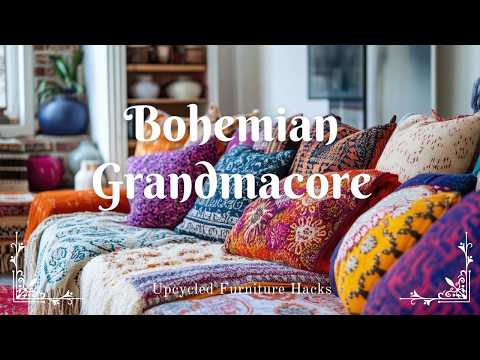 Видео: Богемный бабулекор: лайфхаки по созданию переработанной мебели
