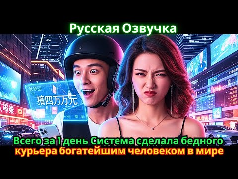 Видео: Всего за 1 день Система сделала бедного курьера богатейшим человеком в мире