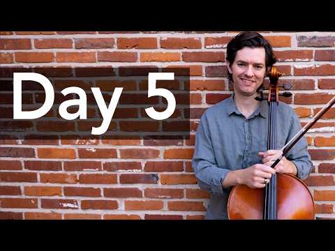 Видео: Как сыграть первую ноту на виолончели – день 5. Курс для начинающих взрослых по игре на виолончели