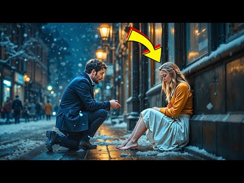 Видео: Ты идёшь со мной» — миллиардер-гендиректор нашёл замерзшую пожилую женщину на остановке