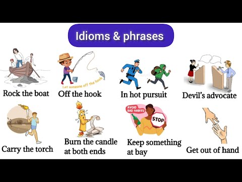 Видео: Идиомы и фразы с предложениями | Неформальное прилагательное | Изучение английской лексики