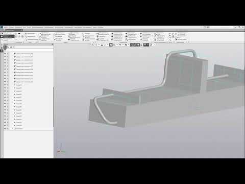 Видео: Компас 3D. Уроки - Ассоциативные траектории для объектов вытягивания на примере трубопровода