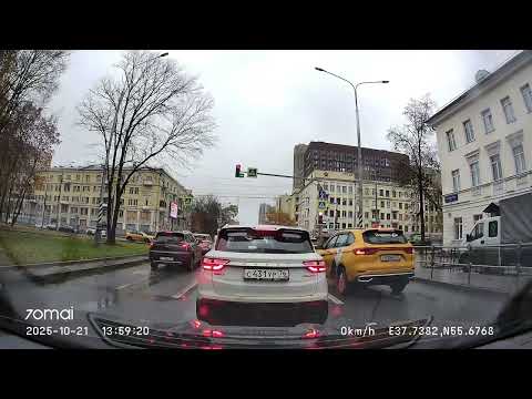 Видео: Driving in Moscow city: Лефортово - Люблино 21/10/2025 (timelapse 4x)