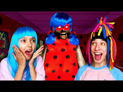 Видео: КИТАЙКА ИГРАЕТ В GRANNY МОД ЛЕДИ БАГ С КСЮШЕЙ!
