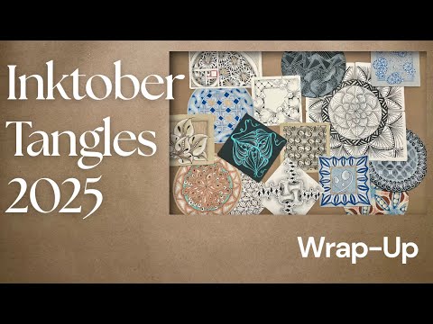 Видео: Inktober Tangles 2025 — Итоги