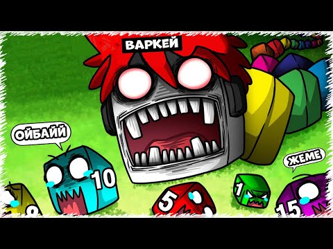 Видео: Варкей ҮЛКЕН АНАКОНДА жыланға айналып бәрін жеді | Roblox