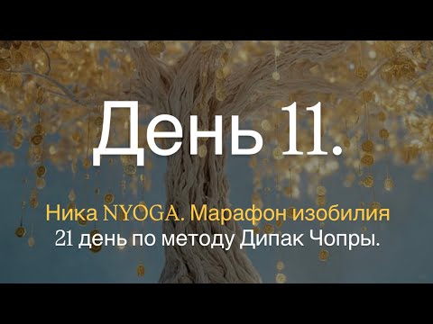 Видео: День 11. В рамках проекта «21 день Медитаций на изобилие». 