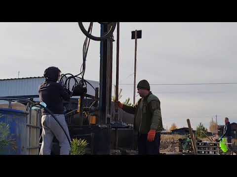 Видео: Гидравлическая буровая в работе от А до Я