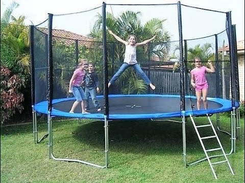 Видео: Как собрать батут. Пошаговая сборка батута 427 см #сборка батута #trampoline