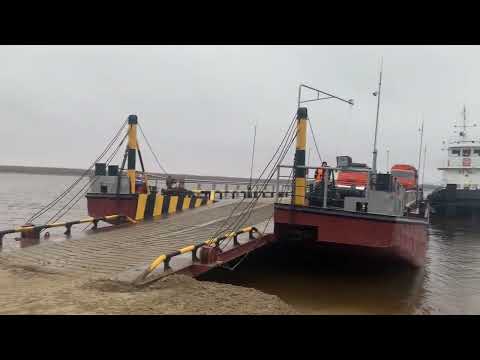 Видео: Нижневартовск-Томская область,паромная переправа,19 октября 2022 года