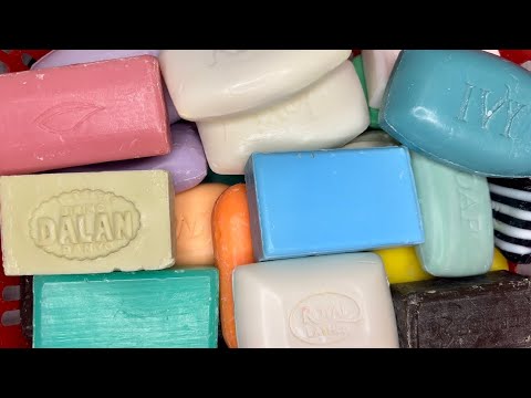 Видео: ASMR 🎶Cutting soap 🧼🔪Резка мыла💚💙🤍💜🧡🩷