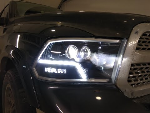 Видео: DODGE RAM  HEMI 1500 Тюнинг передних фар