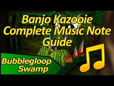 Видео: Как собрать все музыкальные ноты в Bubblegloop Swamp — Banjo Kazooie Complete Music Note Guide