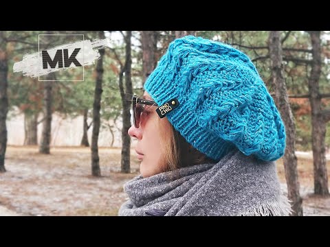 Видео: Берет из пряжи с пайетками / DIY sequin beret